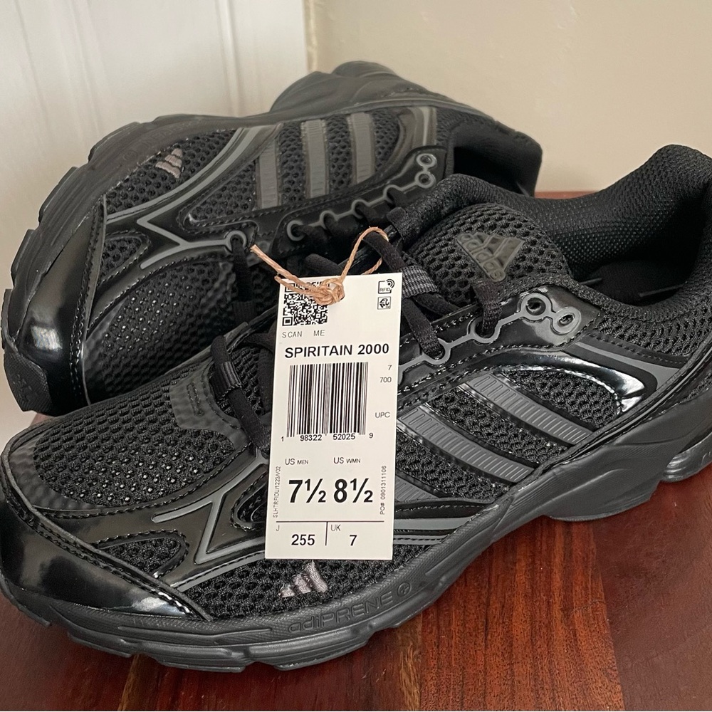 Adidas Spiritain 2000 Black Men's Shoes Size 7.5 / Women’s 8.5 Unisex